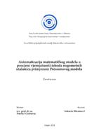 Automatizacija matematičkog modela u procjeni vjerojatnosti ishoda nogometnih utakmica primjenom Poissonovog modela